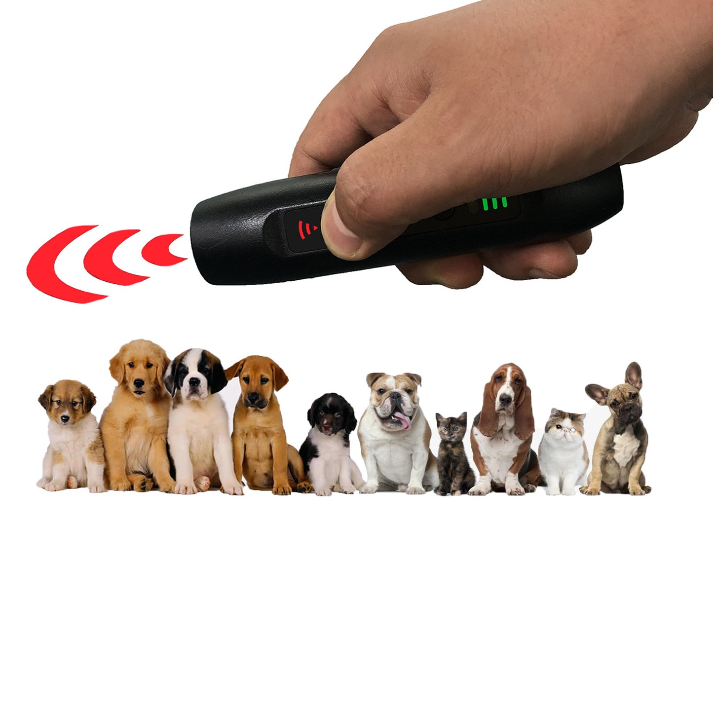 Répulsif Ultrasonique pour Chiens - Anti-aboiement et Anti-attaque